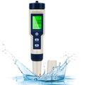 PH Meter, 5-in-1 pH/TDS/EC/Salinity/Temperature Solution Tester
